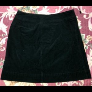 Green Corduroy Mini Skirt